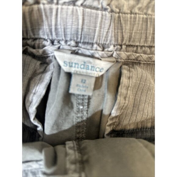 Women’s Sundance Paper bag Waist Pants Gray Size 12 - Picture 7 of 12
